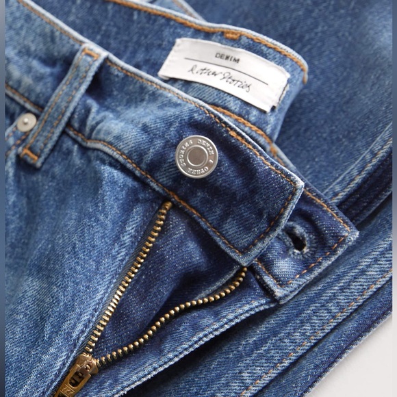 & OTHER STORIES Favorite Cut Slim Straight Leg Jeans - Bright Blue Size 28 NWoT! - Picture 3 of 6